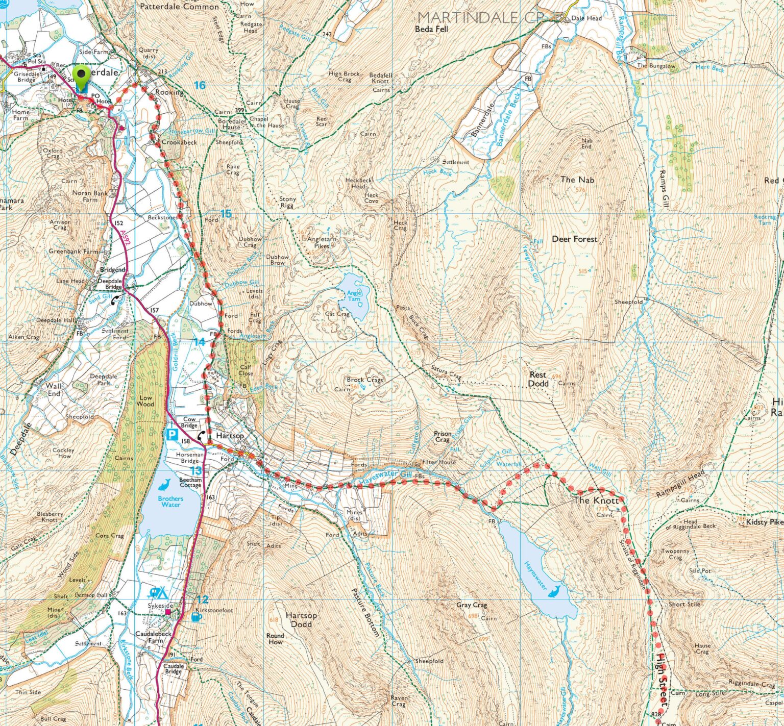 Day 7 Patterdale to Troutbeck Lakeland Way Lakeland Way